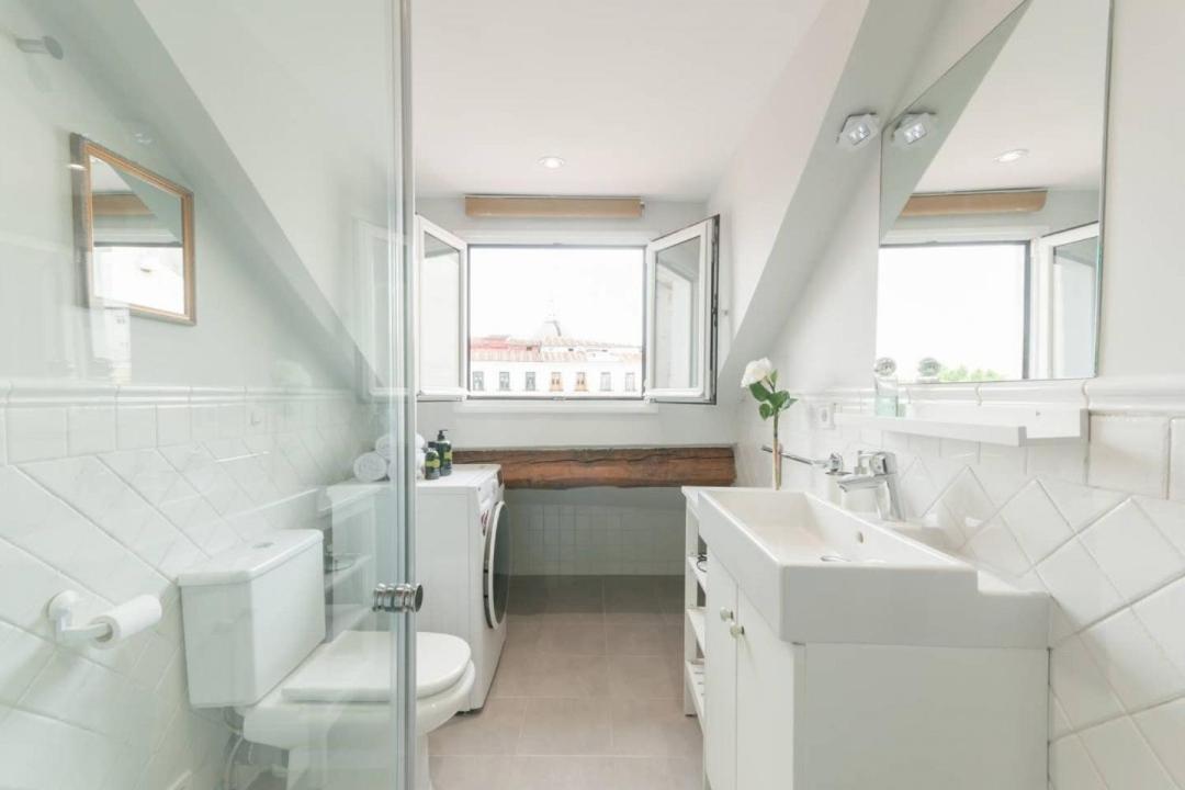 Cozy One-Bedroom Penthhouse La Latina Madrid Kültér fotó